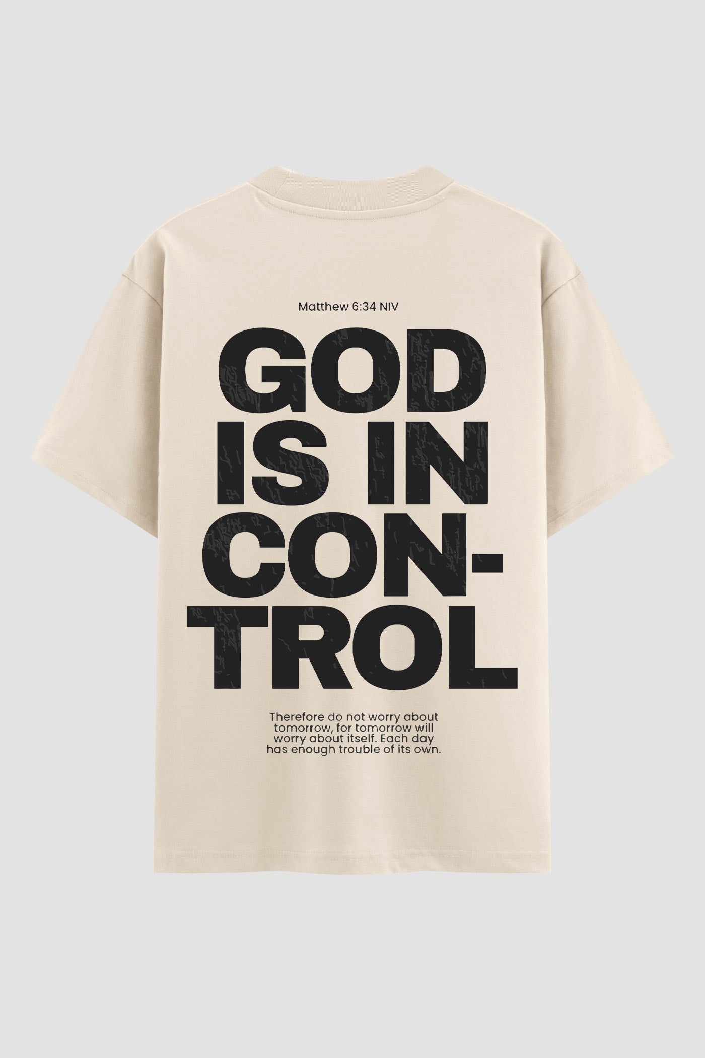Oversized Suedine n. 68 - God Is In Control