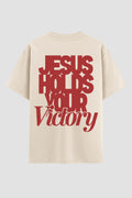 Oversized Suedine n. 156 - Jesus Holds Your Victory