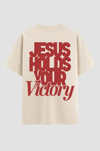 Oversized Suedine n. 156 - Jesus Holds Your Victory