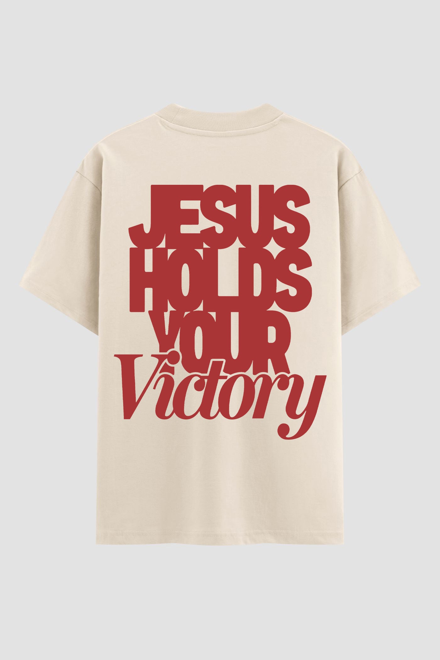 Oversized Suedine n. 156 - Jesus Holds Your Victory