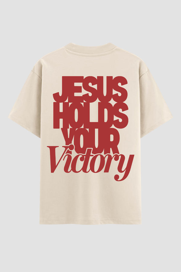 Oversized Suedine n. 156 - Jesus Holds Your Victory