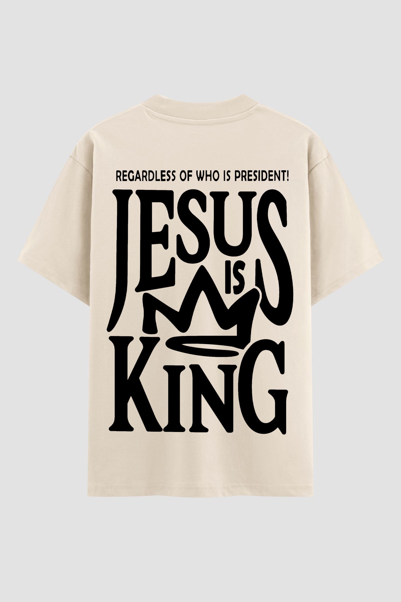 Oversized Suedine n. 209 - Jesus Is King Coroa