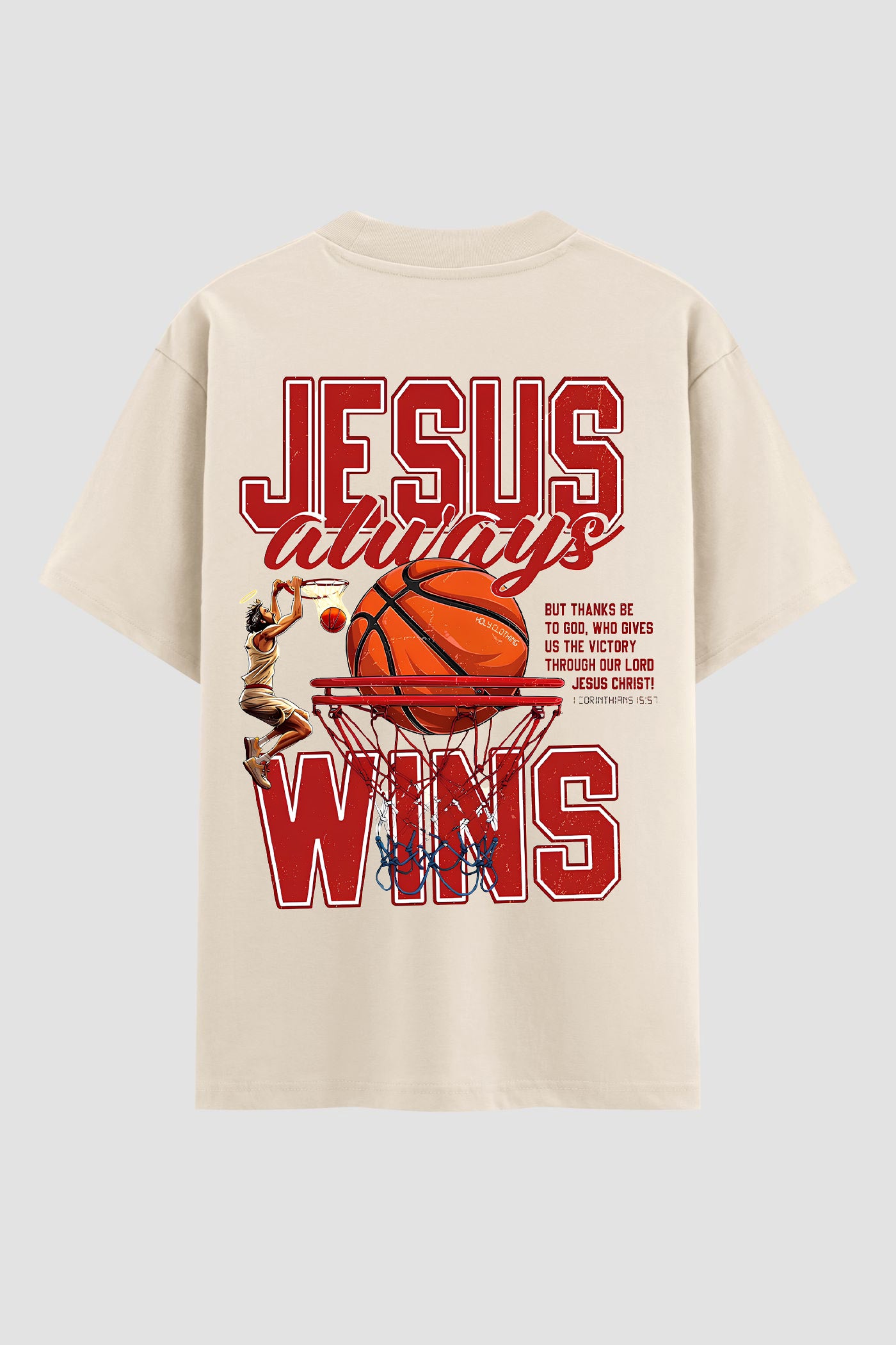 Oversized Suedine n. 158 - Jesus Always Wins