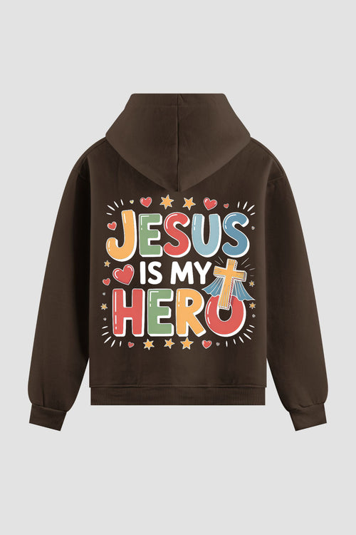 Moletom n. 132 - Jesus Is My Hero