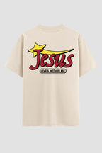 Oversized Suedine n. 138 - Jesus Lives Within Me