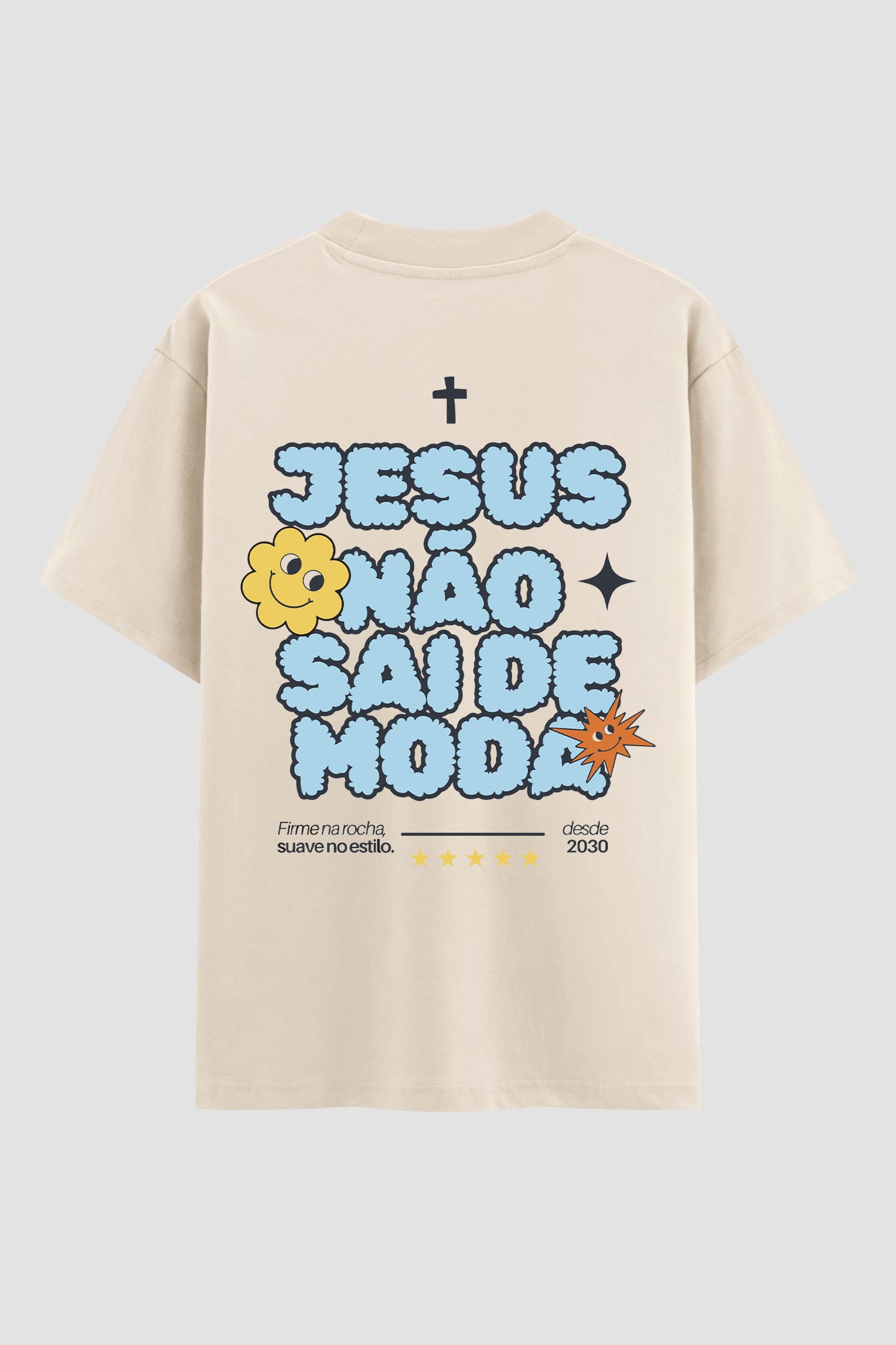 Oversized Suedine n. 141 - Jesus Não Sai De Moda