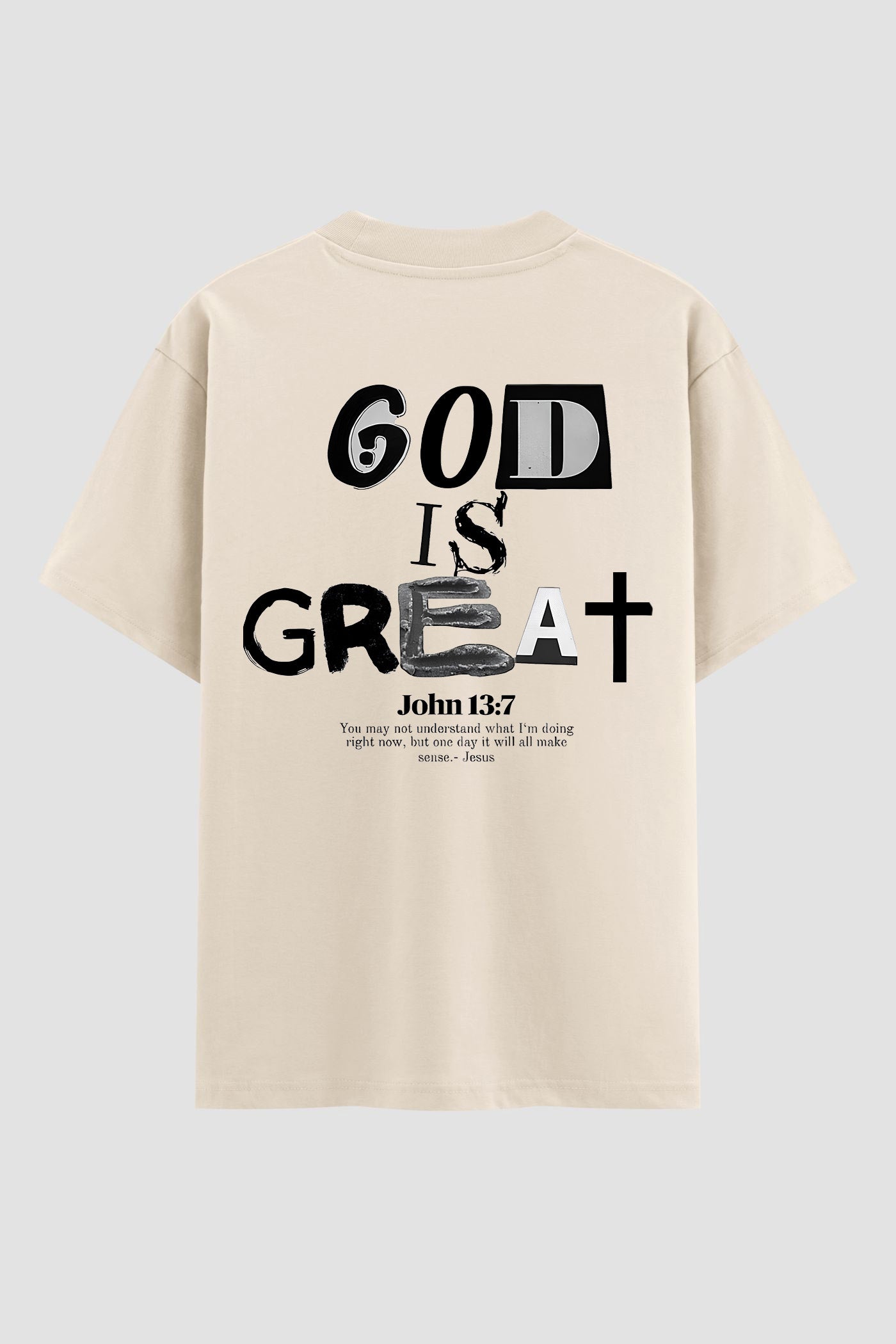 Oversized Suedine n. 72 - God Is Great