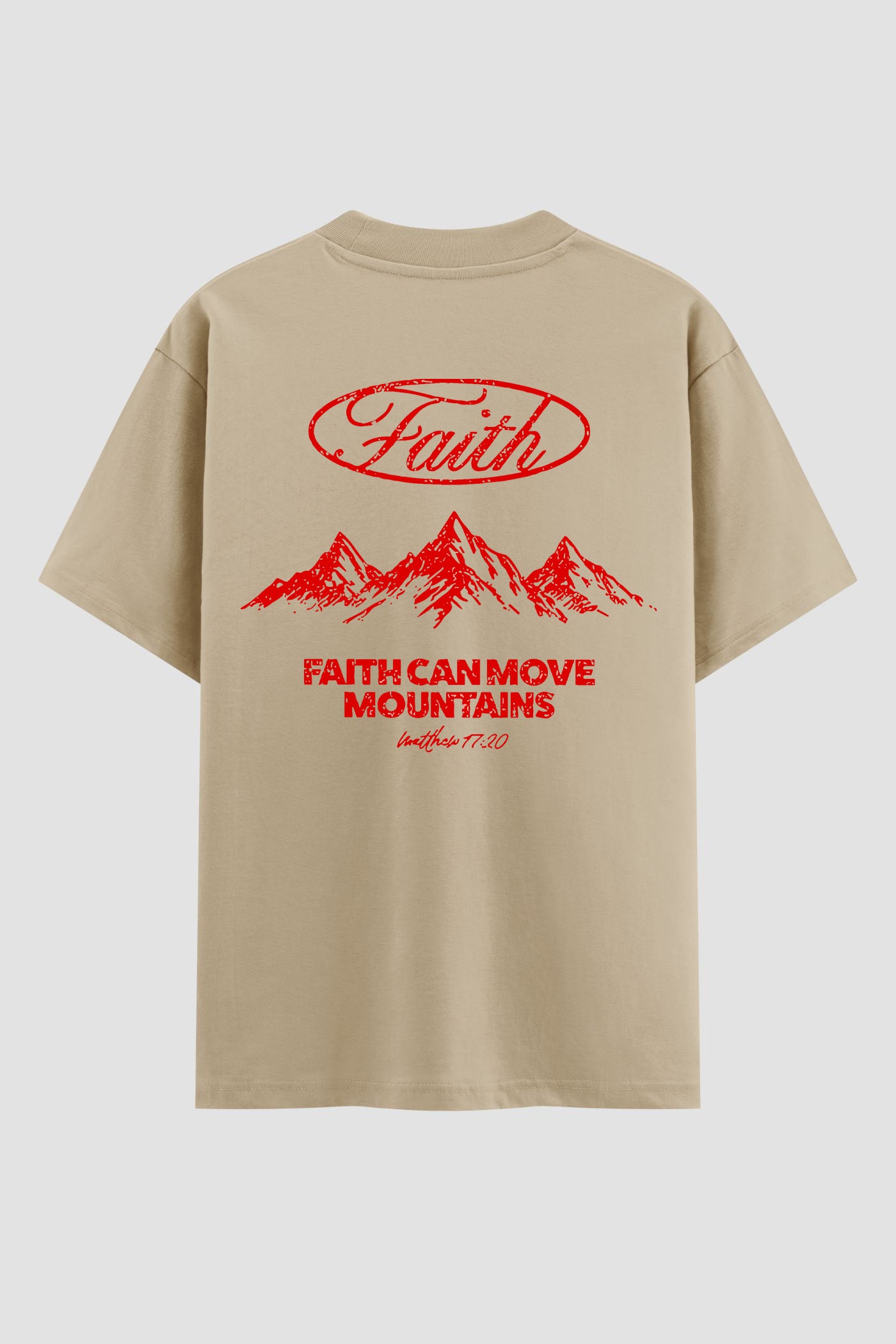 Oversized Suedine n. 39 - Faith Can Move Mountains