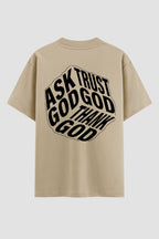 Oversized Suedine n. 15 - Ask God Trust God