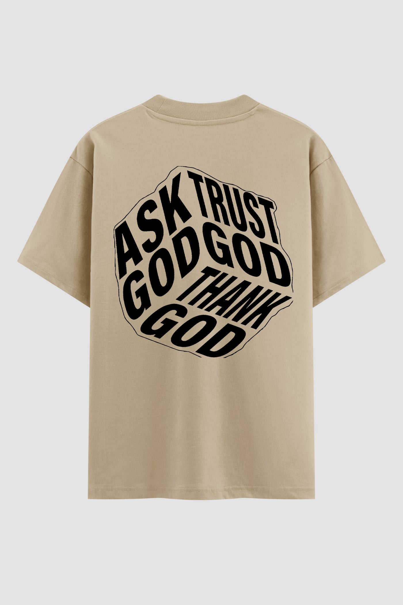 Oversized Suedine n. 15 - Ask God Trust God