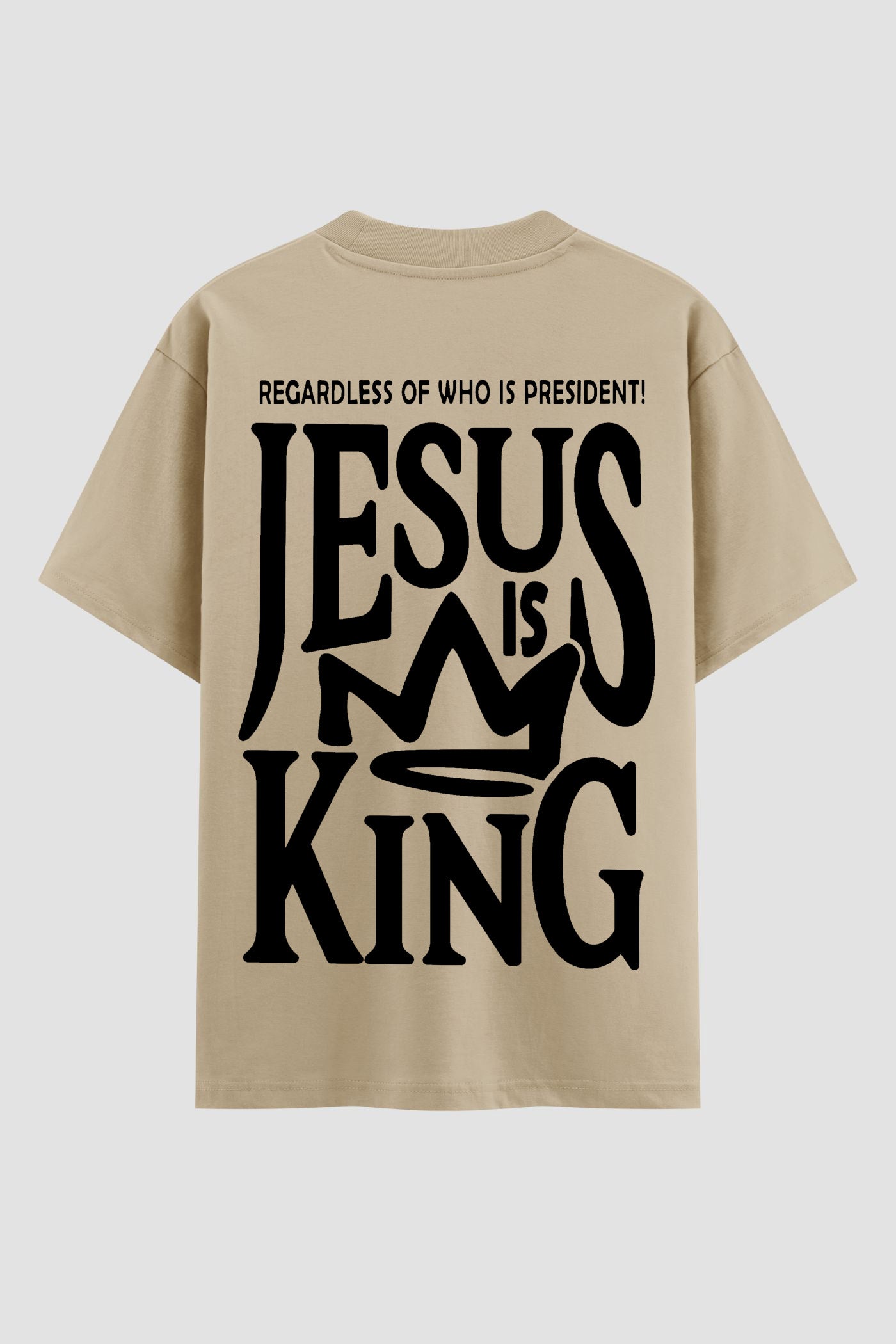 Oversized Suedine n. 209 - Jesus Is King Coroa