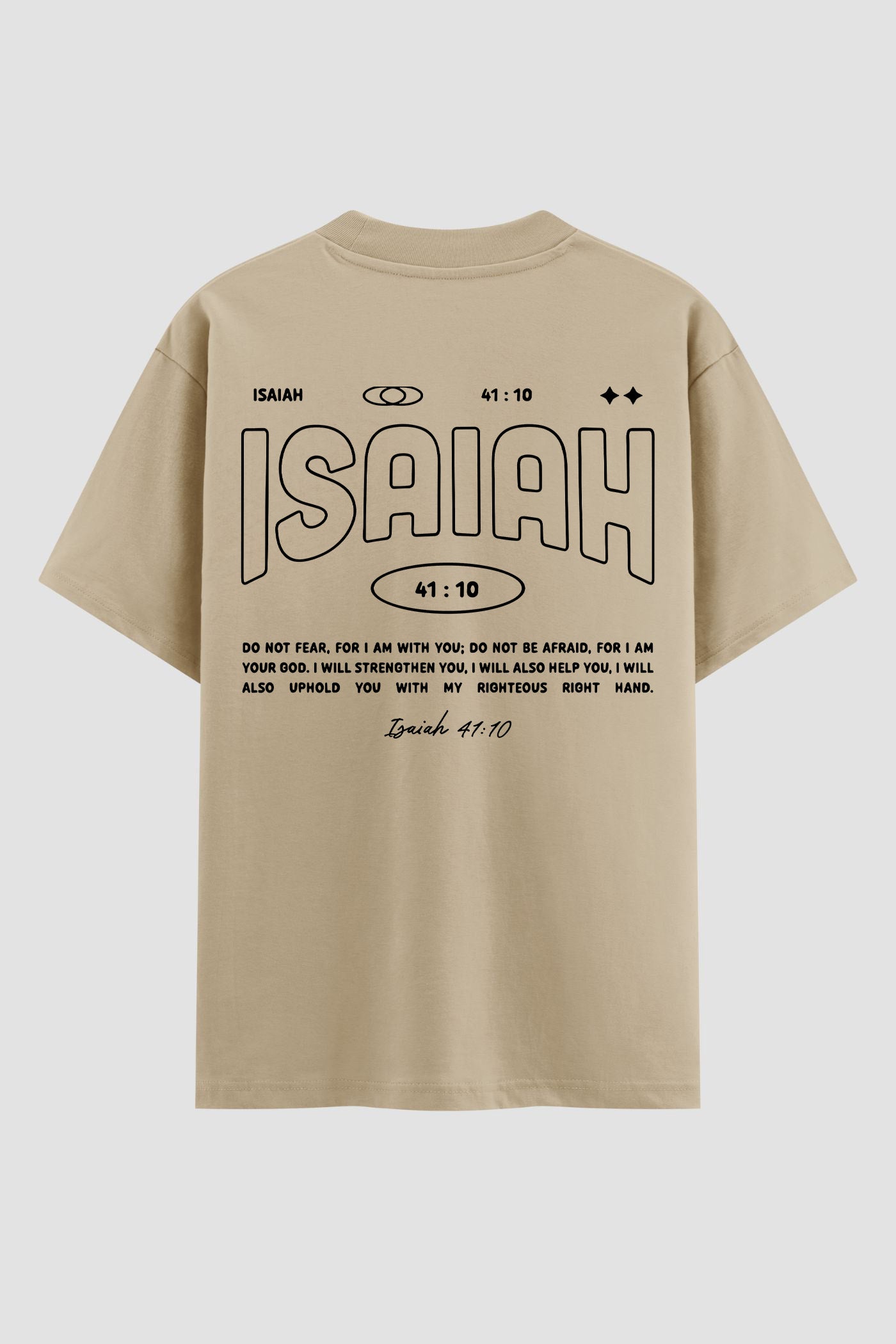 Oversized Suedine n. 117 - Isaiah 41:10