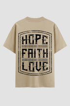 Oversized Suedine n. 108 - Hope Faith Love