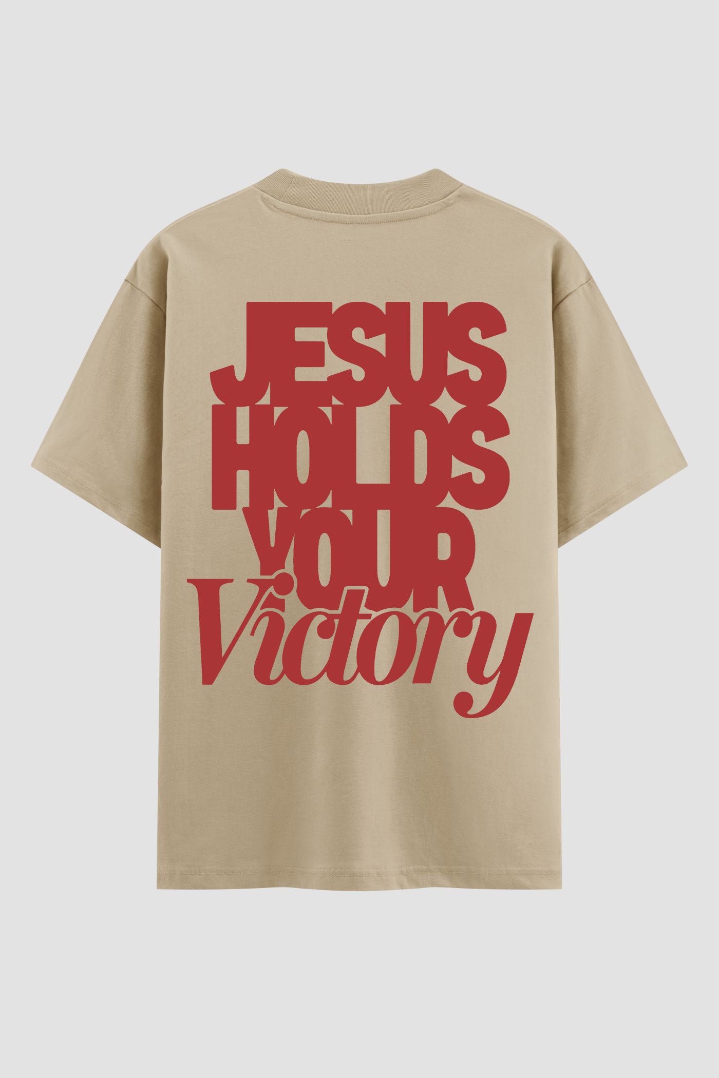 Oversized Suedine n. 156 - Jesus Holds Your Victory