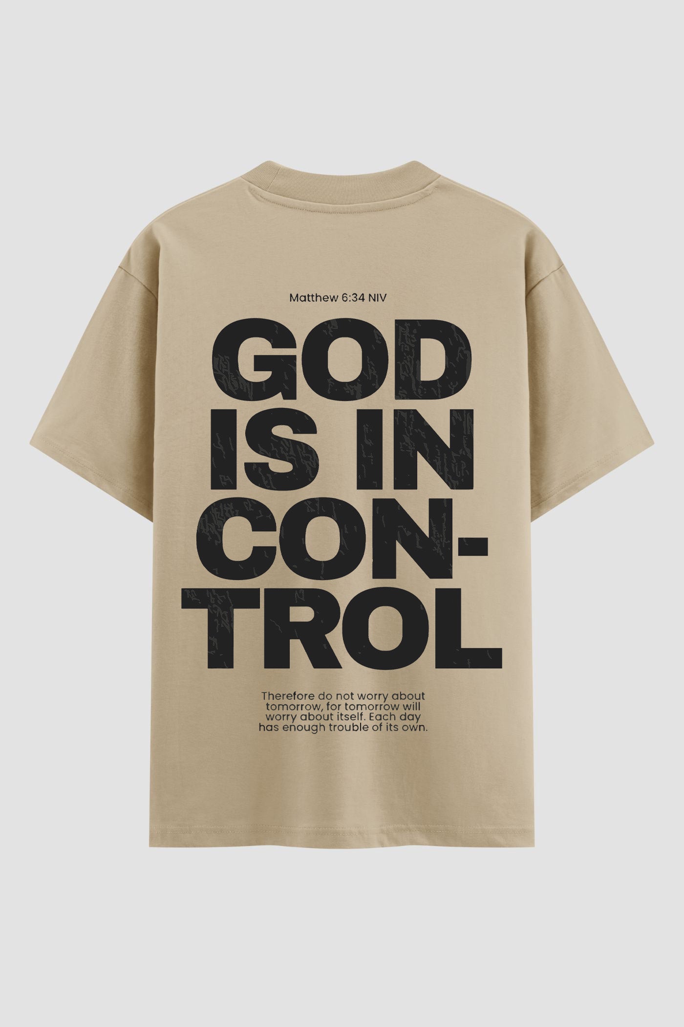 Oversized Suedine n. 68 - God Is In Control