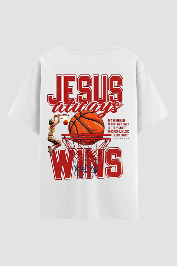 Oversized Suedine n. 158 - Jesus Always Wins