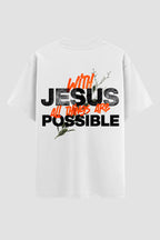 Oversized Suedine n. 250 - With Jesus All Things Are Possible