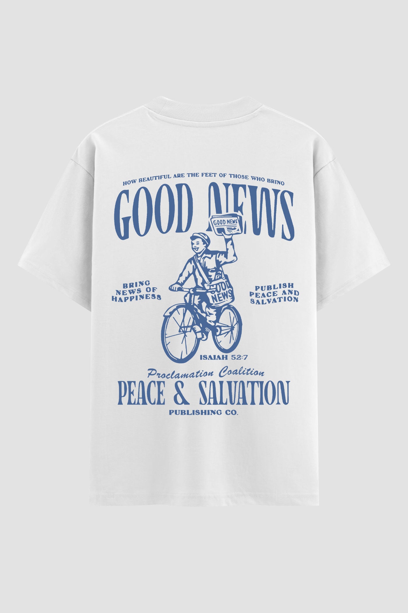 Oversized Suedine n. 83 - Good News Peace & Salvation
