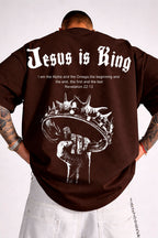 Oversized Suedine n.144 - Jesus Is King Crown Hard