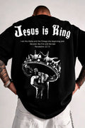 Oversized Suedine n.144 - Jesus Is King Crown Hard