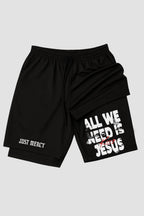 Short de Compressão 2 em 1 - n.10 - All We Need
