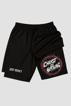 Short de Compressão 2 em 1 - n.29 - Christ Or Nothing