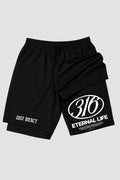 Short de Compressão 2 em 1 - n.04 - Eternal Life 3:16