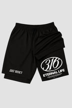 Short de Compressão 2 em 1 - n.04 - Eternal Life 3:16