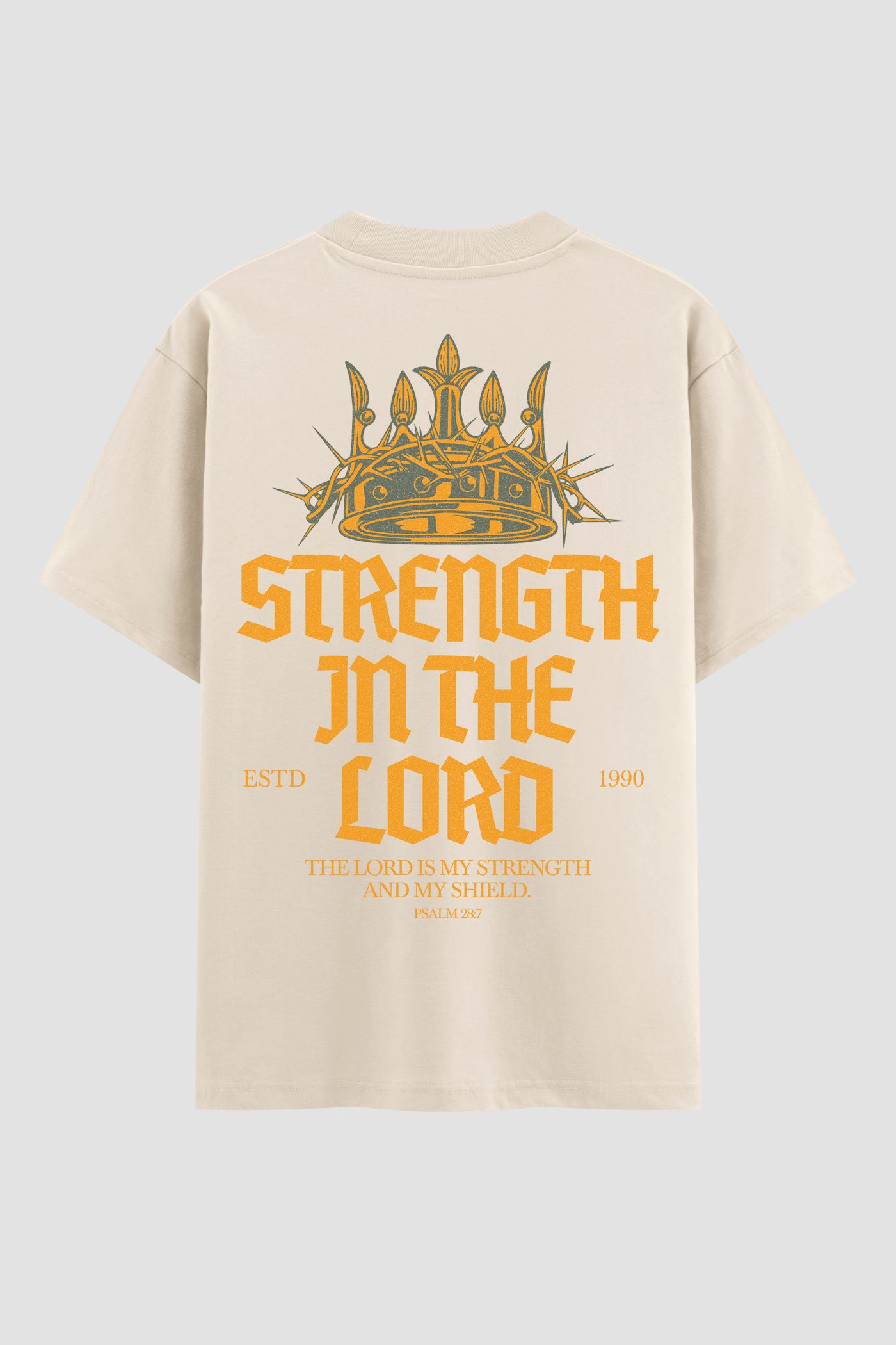 Oversized Suedine n.318 - Strenght In The Lord